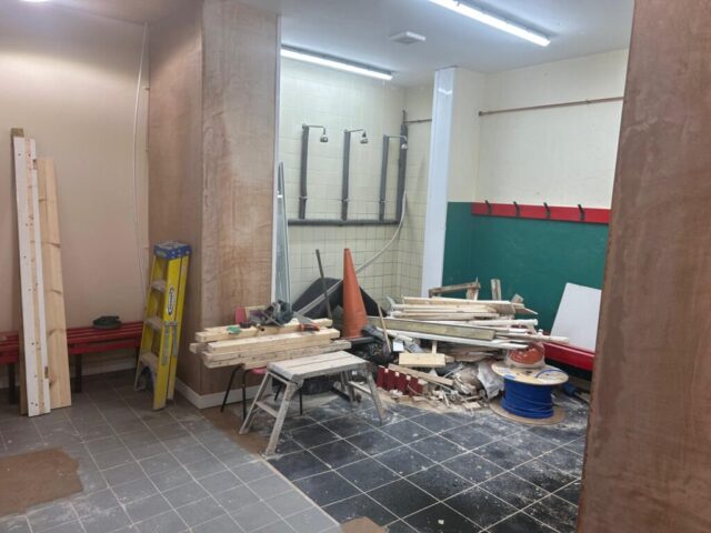 Changing Room Refurb